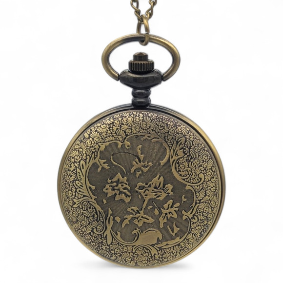 Zodiac Woman Pendant Watch NEW Necklace Art Nouveau Medieval Pocket Astrology - Picture 4 of 9